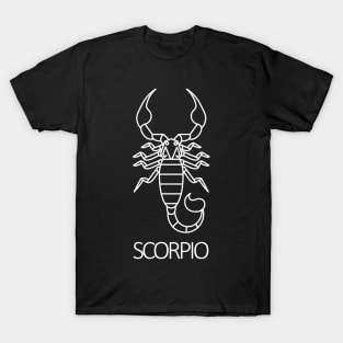 Scorio Zodiac Sign - White T-Shirt